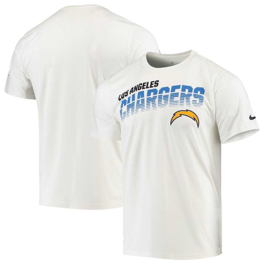 Los Angeles Chargers Nike Sideline Line of Scrimmage Legend Performance T-Shirt White,We sell and wholesale Los Angeles Chargers Nike Sideline Line of Scrimmage Legend Performance T-Shirt White on line form chian!